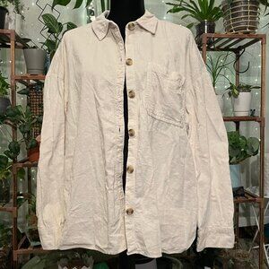 Hollister Corduroy Button Up Shacket L